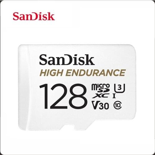 SanDisk HIGH ENDURANCE microSD Card 32GB 64GB 128GB 256GB Memory Card SDHC/SDXC Video Speed U3 V30 HD 4K for Video Monitoring