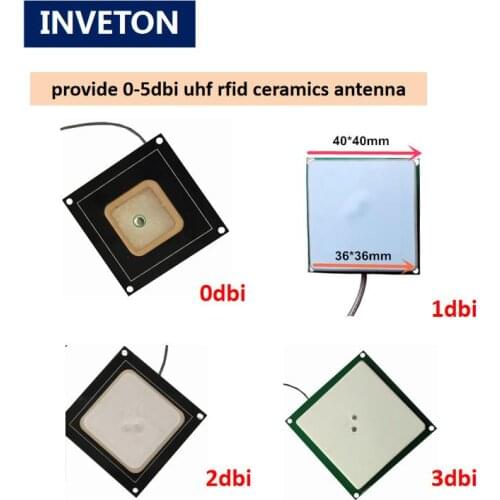 Small ceramic uhf rfid ceramic antenna rfid reader antenna 0dbi 2dbi 3dbi 5dbi with SMA IPEX connector Android embedded system