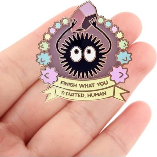 DZ2423 Japanese Anime Manga Icons Cute Enamel Pins Badge Brooch backpacks Bag Collar Lapel Decoration Jewelry Gifts for Friends