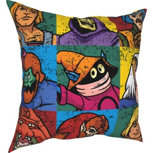 He-Man And Friends Pillowcase Decoration Masters of the Universe Cushions Throw Pillow for Living Room Double-sided Printing