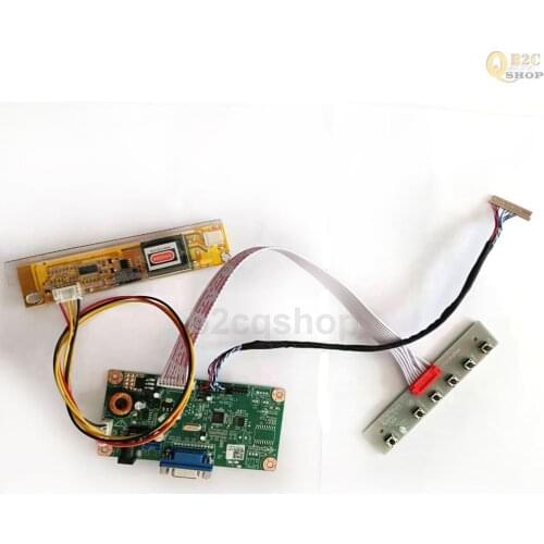 LCD Controller Board DIY Kit VGA (RT2270C)Driver LVDS Inverter - Turn LCD to Monitor for 1280X800 TX36D86VC1CAB