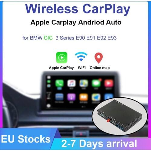 With Android Mirror Link AirPlay Car Play Function Wireless CarPlay For BMW CIC 3 Series E90 E91 E92 E93 2009-2012
