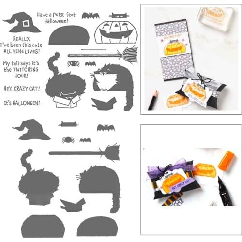 HAT CAT Cutting Templates Metal Dies Scrapbooking New Arrival Metal Die Cutters for Scrapbooking Christmas Stencils for Decor