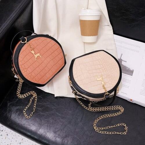 Alligator PU Crossbody Bags Summer Lady Shoulder Handbags Small Solid Color Female Simple Totes for Women 2020 Trend