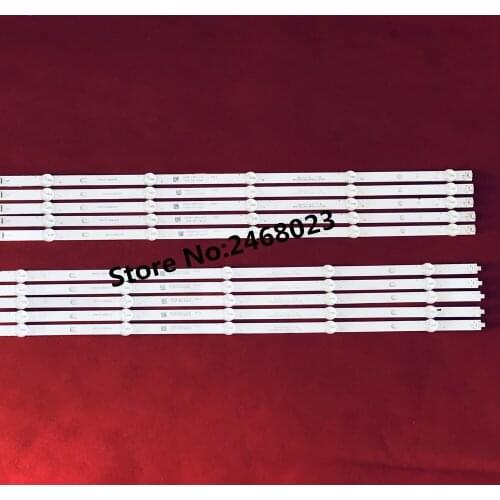 10pcs LED Backlight strip 10 Lamp for L55M5-AZ 55"TV MI55T20LB_10X5_MCPCB A B type V2 0710 E331251