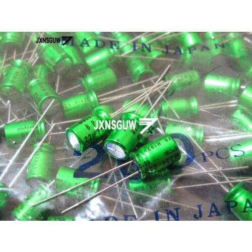 10PCS UES1V220MPM NICHICON MUSE BP 35V22UF 8X11.5MM Green Non Polar 22UF 35V Audio Electrolytic Capacitor ES 22uF/35V