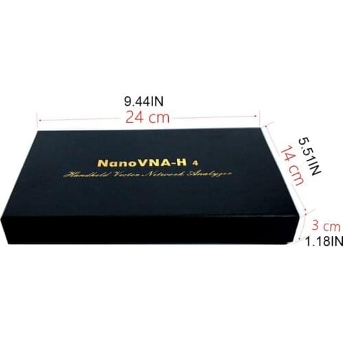 4 Inch LCD 50KHz-1.5GHz Large Screen Vector Analyzer Web NanoVNA-H4 Antenna Analyzer Shortwave USB 5V 200mA 85AC