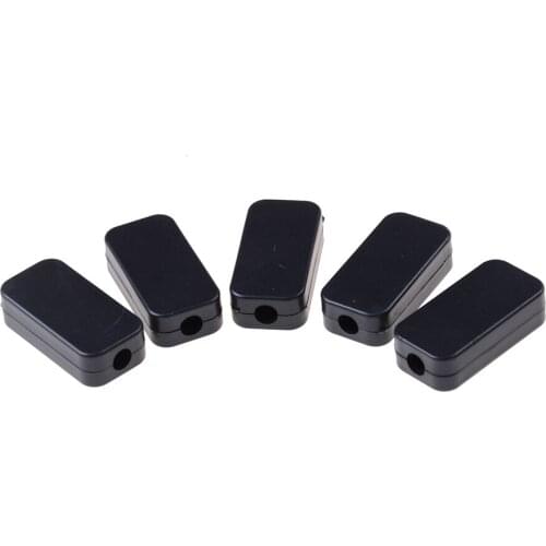 5 Pcs/lot DIY Enclosure Instrument Case Plastic Electronic Project Box Electrical Supplies Black 40*20*11mm