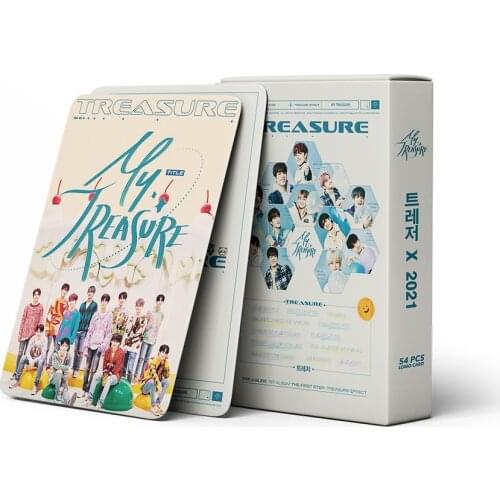 54pcs/set Kpop Treasure LOMO Card High quality INS Exquisite Photocard for fans collection