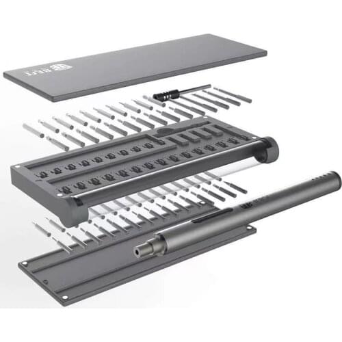 57 in 1 BEST Electric Screwdriver with ntelligent lithium battery S2 alloy steel material bits tip