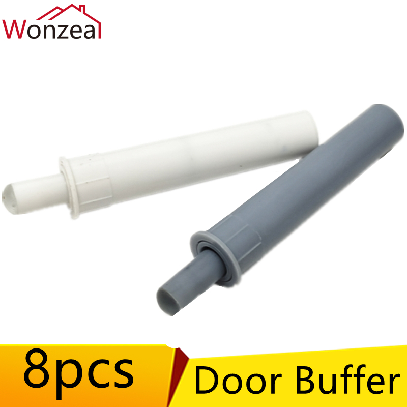 10pcs DP-5 Gray/White Damper Buffers Cabinet Catches For Door Stop Kitchen Cupboard Quiet Drawer Soft Close Furniture Hardware