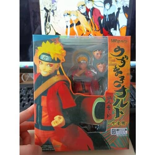Anime Naruto Uzumaki Naruto Shf Super Action Figure Model PVC Doll Toys For Children Collectible Birthday Gift Box Packing