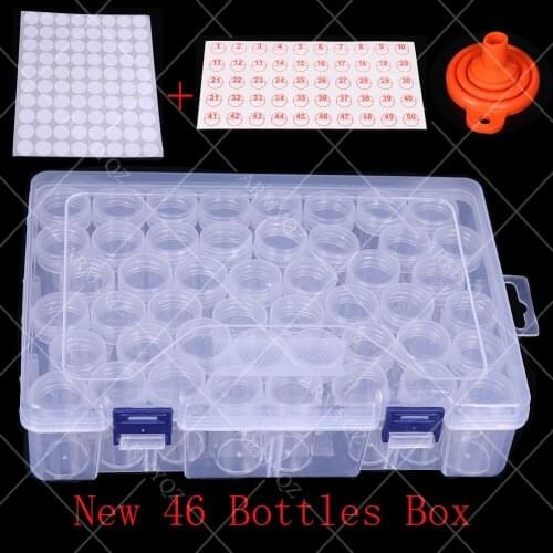 ARMYQZ 28/48pcs Diamond Painting Tools Storage Box Rhinestone Mosaic Container box diamond painting accessories Accessory Tools