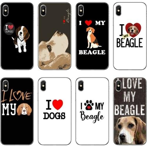 I love my Beagle Dogs Mobile Phone Case For Xiaomi Redmi Note 8 7 6 5A 4 Pro Redmi 7 7A K20 6 6A 5A 4A 4X 5 Plus S2