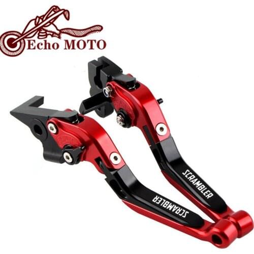 For DUCATI Scrambler (all except Cafe Racer) 2015-2017 Motorcycle Accessories Folding Extendable Brake Clutch Levers