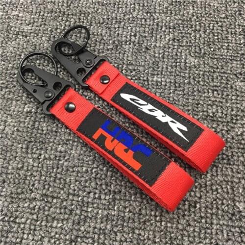 For HONDA HRC CBR heavy locomotive modified motorcycle universal keychain street car backpack pendant