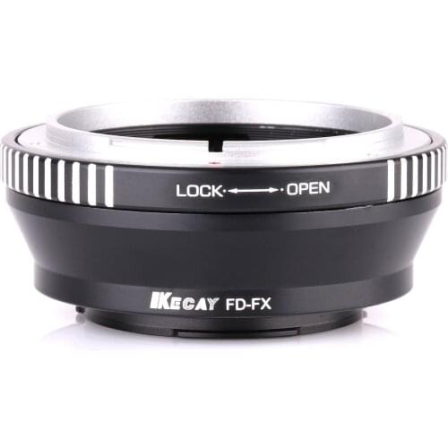 KECAY FD-FX Lens Adapter Ring for Canon FD Mount Lens to Fujifilm FX Mount X-Pro1 X-E1 X-A1 X-M1 Cameras Body 4