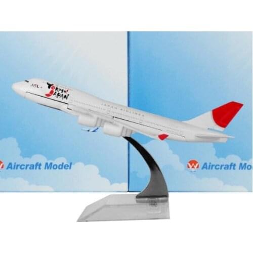 Size 1:400 plane model Boeing 747 Japan Airlines aircraft B777 Metal simulation airplane model for kid toys Christmas gift