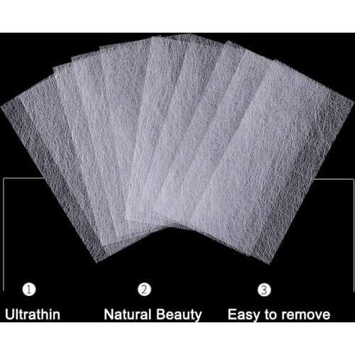 Nail Art Non-woven Silk Gel Tips Extension Set Fiber Glass Form DIY Manicure Accessory NIN668