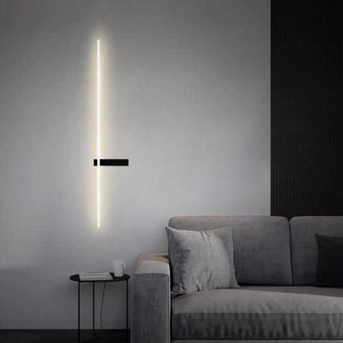 Nordic Minimalist Wall Lamp Modern LED Living Room Aisle Sofa Background Wall Lights Bedroom Bedside Lamp Corner Atmosphere Lamp