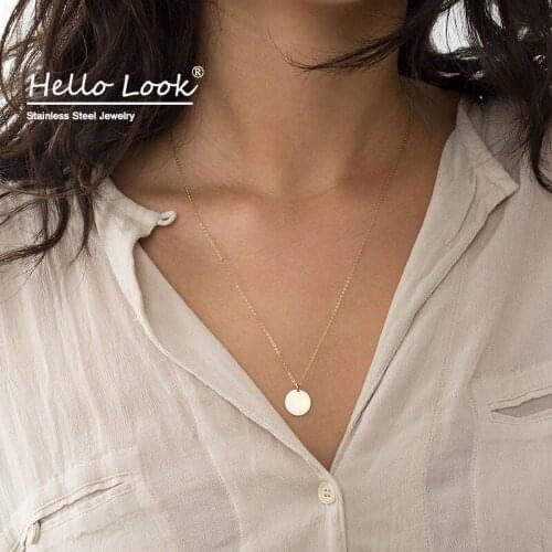 HelloLook 6mm/9mm/13mm Glossy Round Pendant Necklace Choker Chains Womens Accessories Jewelry YX15477