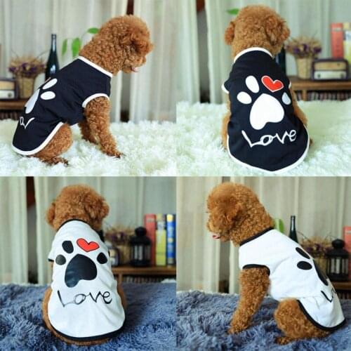 Dogs Pajamas For Pet Dogs Cat Clothes Small Claw Pattern Puppy Chihuahua Bottoming Shirt Dogs Clothing #7