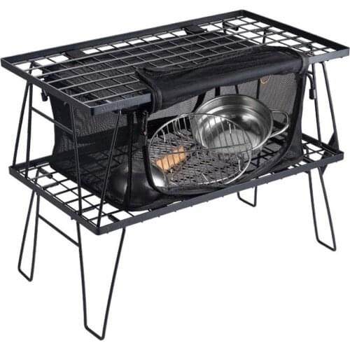 Camping Dry Net Foldable Multifunctional Mesh Storage Bag Dryer for Tableware/Dishes/Food/Vegetables/Fruit