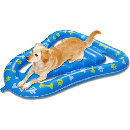 Dog Pool Float Inflatable Pet Floating Raft Pet Pool Floats With Repair Patch For Outdoor Swimming Pool Water Game Dropshipping