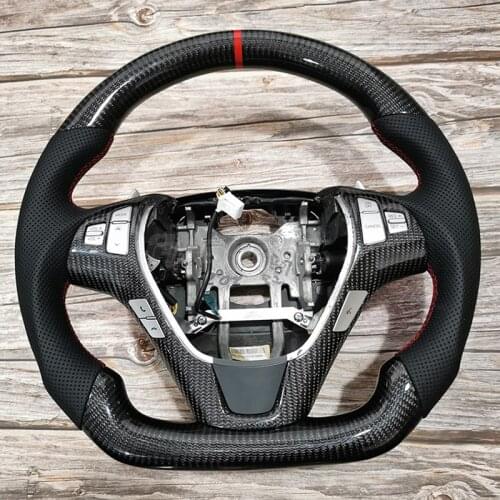 Carbon Fiber Steering Wheel Perforated Leather For hyundai Coupe 2010 2011 2012 2013 2014 2015 2016 2017 2018 2019 2020