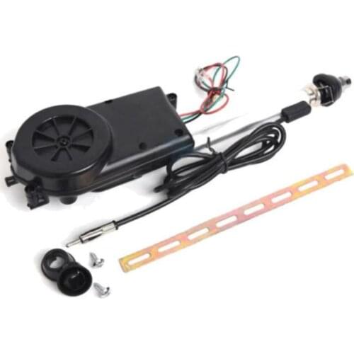 Universal 12V Car Automatic Antenna Aerial Kit Auto AM&FM Radio Electric Power Mast Aerial