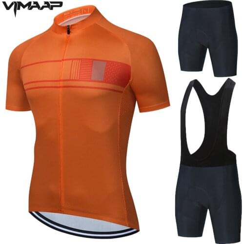 Cycling Jersey Set 2021 Summer Men Outdoor Sports Cycling Clothing Quick Dry Bike Clothes Breathable MTB Bicycle Cycling Suit
