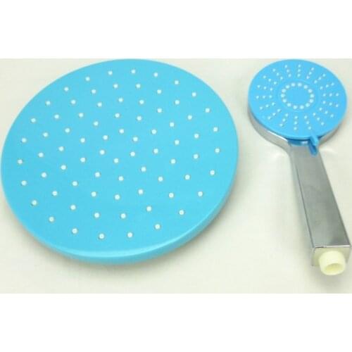 ABS Finished Shower Cabin Room Top Rain High Pressure Water Saving Shower Head Rainfall Jets Accessories