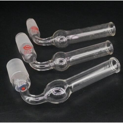 10/19 14/23 19/26 24/29 29/32mm Joint Bend Drying Tube Glass Adapter Quickfit Laboratory Chemistry