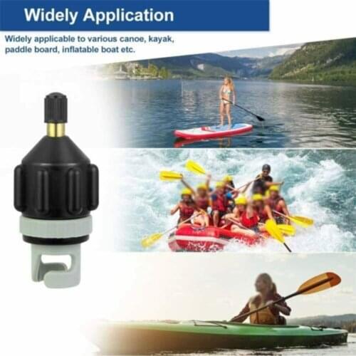 Durable Sup Air Valve Adaptor Rowing Boat Air Valve Adaptor Nylon Kayak Inflatable Pump Adapter For Canoe Kayak Paddle Board