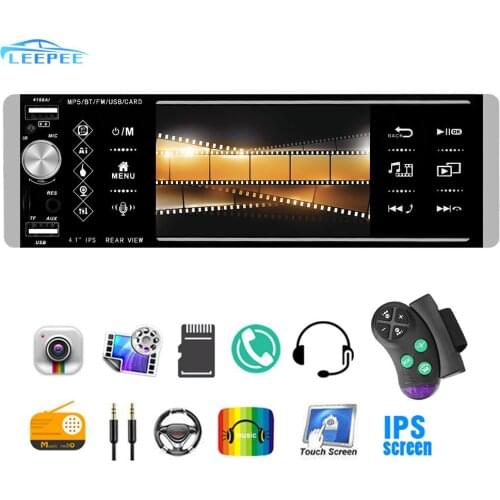 1Din 5.2 Inch Mp5 Player Intelligent AI Voice Bluetooth Bidirectional Interconnection RDS AM FM 3USB Touch Car Radio Mirror Link