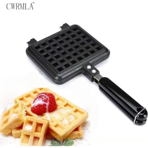 Household Waffle Bake Mold Kitchen Gas Non-Stick Waffle Maker Pan Mould Mold Press Plate Waffle Iron Baking Tools