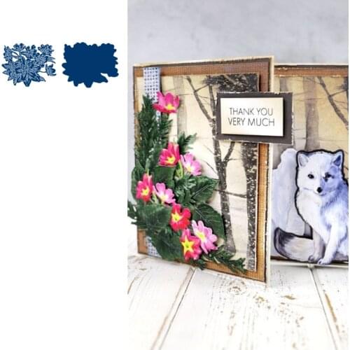 Wild Primrose Metal Cutting Dies Scrapbook Diary Decoration Stencil Embossing Template DIY Greeting Card Handmade 2021 NEW Prod