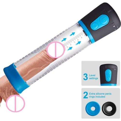 Electric Penis Pump Strong Automatic Penis Enlargement Vacuum Pump Erection Penis enlarger Penis Extender Sex Toys For Men Male