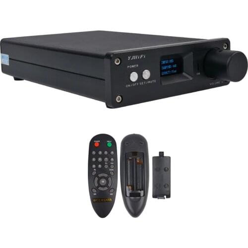 Finished STA326 PCM2706 AK4113 25W*2+50W OLED 2.1 Digital Power Amplifier USB Fiber Coaxial Input 24BIT 192K With Remote Control