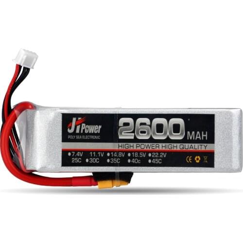 JH 2600mAh 35C/75C 2S 7.4V Helicopter Lipo Battery For Wltoys 144001 remote control Cars Toys accessories Boat Parts