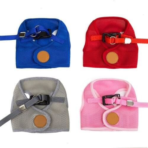 Pet Harness And Leash Set, Dog Canvas Strap Vest And Traction Rope For Outdoor Walking