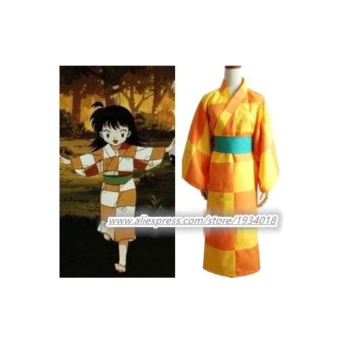 Inuyasha Cosplay Halloween Costume Kimono Custom size