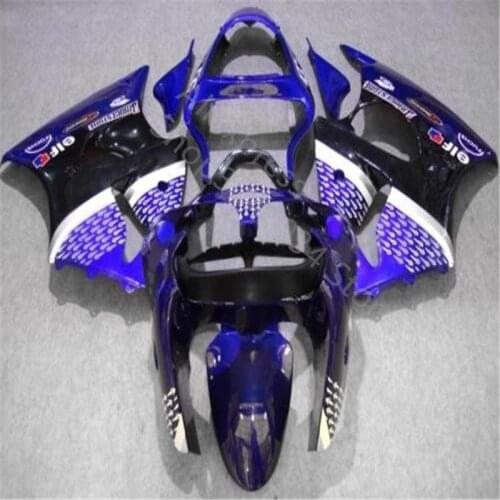 Injection molding fairings for Kawasaki ZX-6R 2000 2001 2002 blue black custom fairing kit Ninja 636 ZX6R 00-02 set