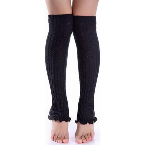 Fashionable Multifunction Kniting Winter Warm Knee Ankle Twist Leg Warmers Long Gloves For Women Ladies 0338