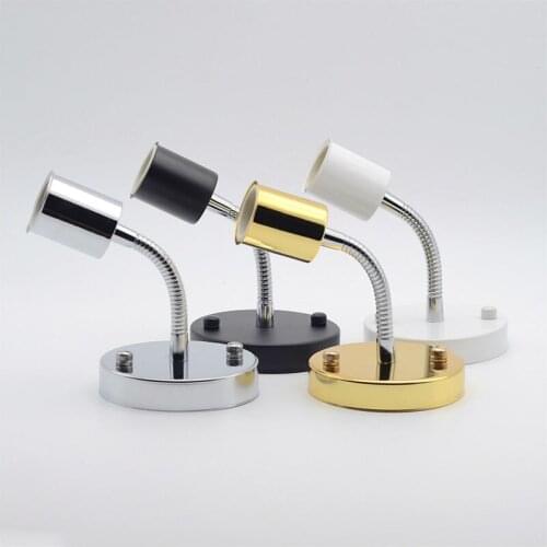 E27 Steering Hose Lamp Holder Steering Led Light Socket for Clothing Restaurant Bar Corridor Lighting Accessories Lamp Bases