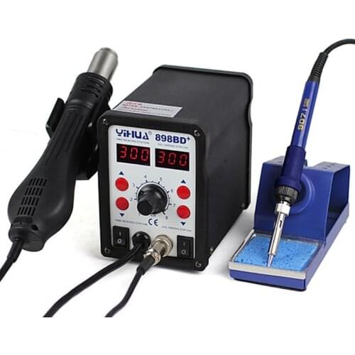 YIHUA 898BD+ Mobile Phone Repair Tools SMD Rework Soldering Station