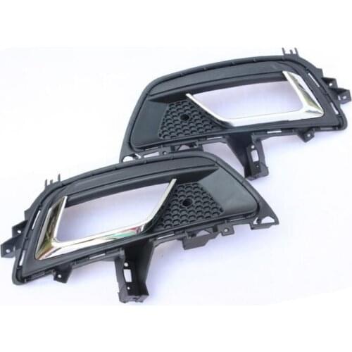 For Chevrolet Cruze 2015 1Pair Fog Light Grills Honeycomb Mesh Fog Car Front Bumper Light Grills in Racing Grills ABS