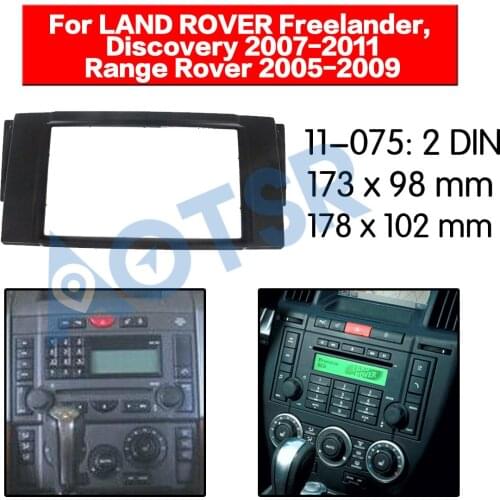 Radio frame Fascia for LAND ROVER Freelander 2006-2014 Discovery 2004-2009 Range Rover Sport 2005-2009 Frame