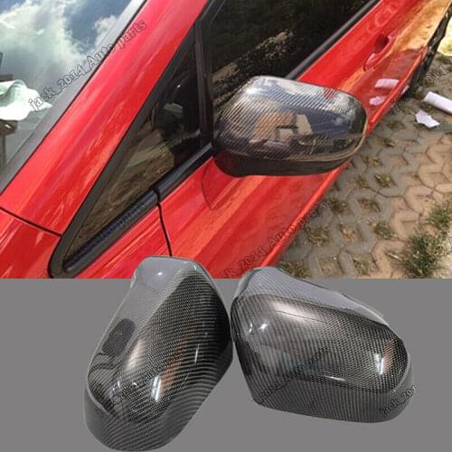 Fit For Honda Civic 2006 2007 2008 2009 2010 2011 Rear Carbon Fiber Side View Mirror 2pcs