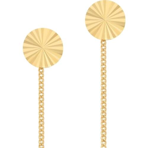 Womens Gold 14 Sterling Dangle Circle Earrings For Women Extraordinary Earrings Jewelry